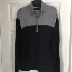 A quarter-zip Nautica sweater